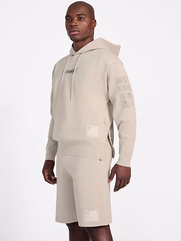 Logo hoodie sweatshirt - GUESS