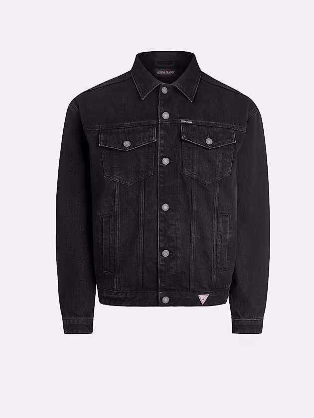Oversized Denim Trucker Jacket - GUESS