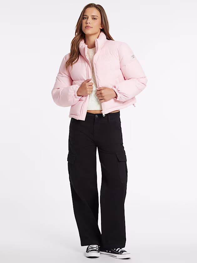 Crop Puffer Jacket - GUESS