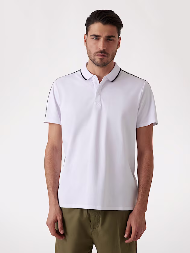Logo bands polo shirt - GUESS