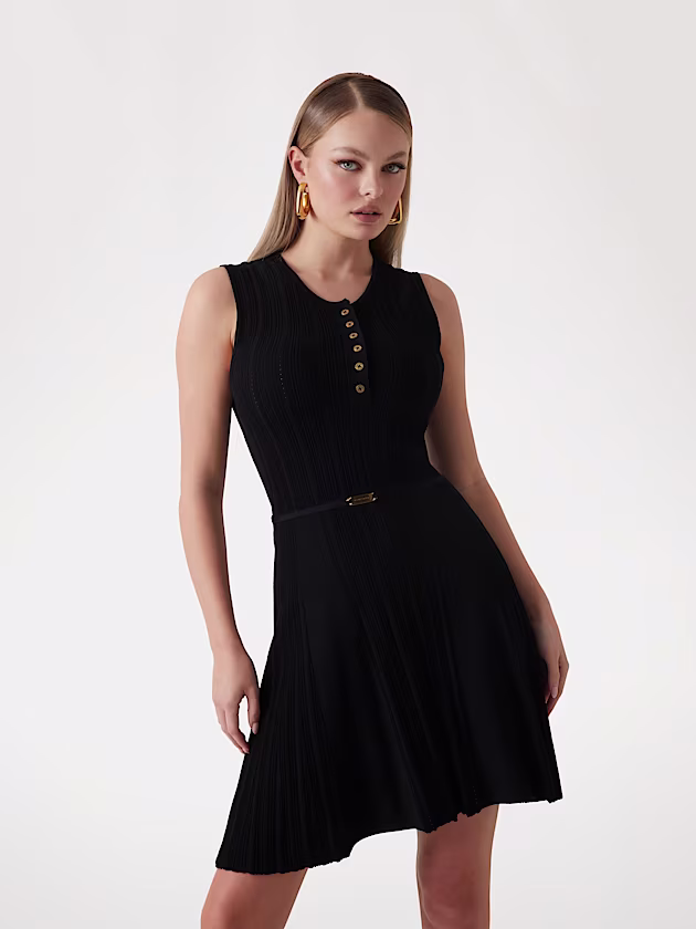 Marciano rib-knit mini dress - GUESS