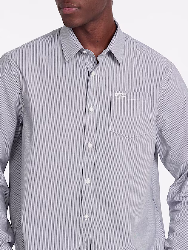 Striped Pocket Shirt - GUESS