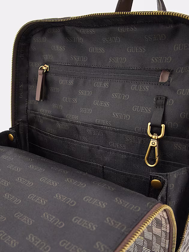 Torino backpack with all-over print - GUESS