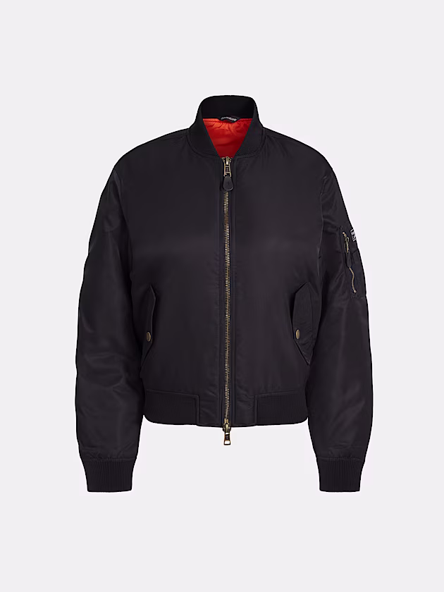 Nylon Bomber Jacket - GUESS