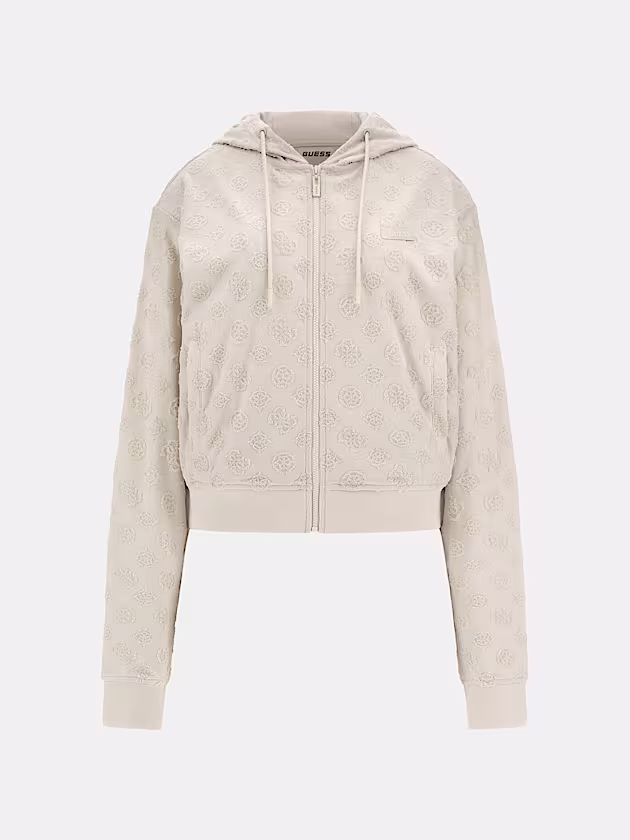 Peony and 4G logo sweatshirt - GUESS