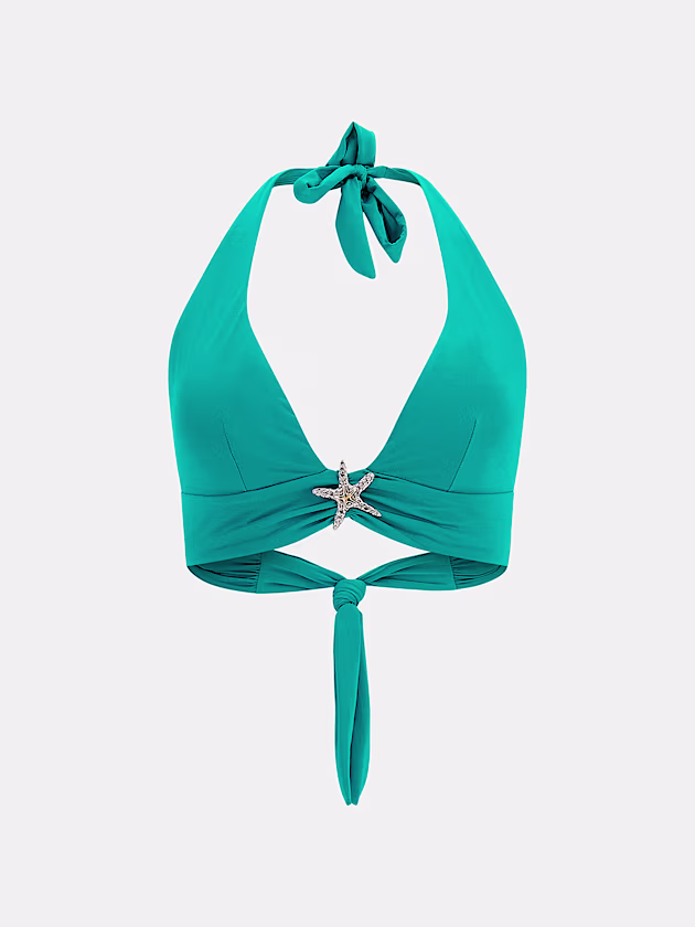 Starfish halter-neck bikini top - GUESS