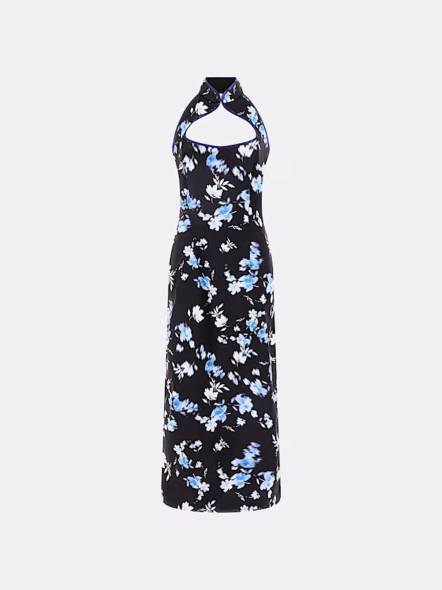 Floral print long dress - GUESS