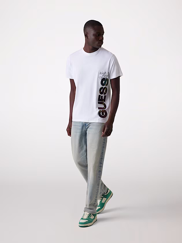 Vertical logo T-shirt - GUESS