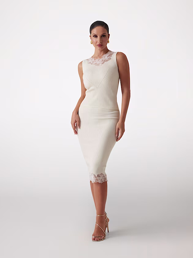 Floral lace knit skirt Marciano - GUESS