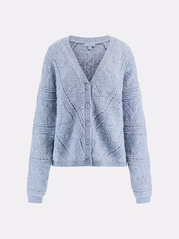 Alpaca wool-blend cardigan - GUESS