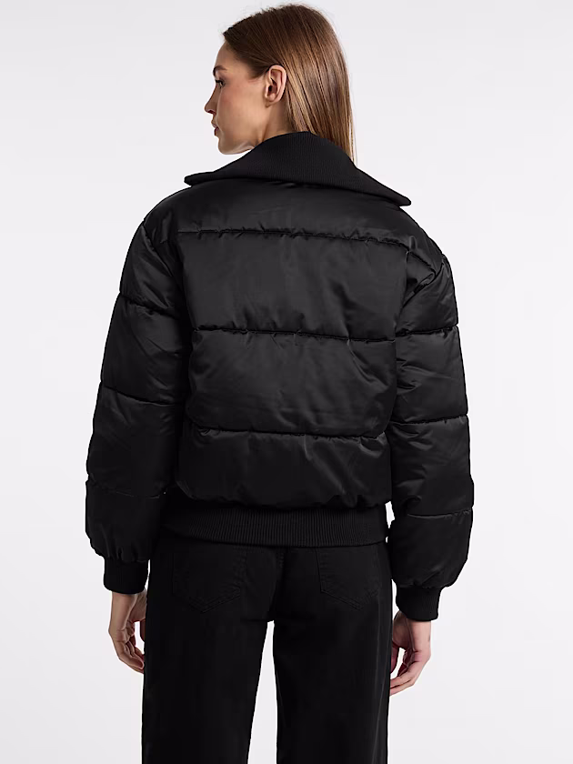 Satin puffer jacket - GUESS