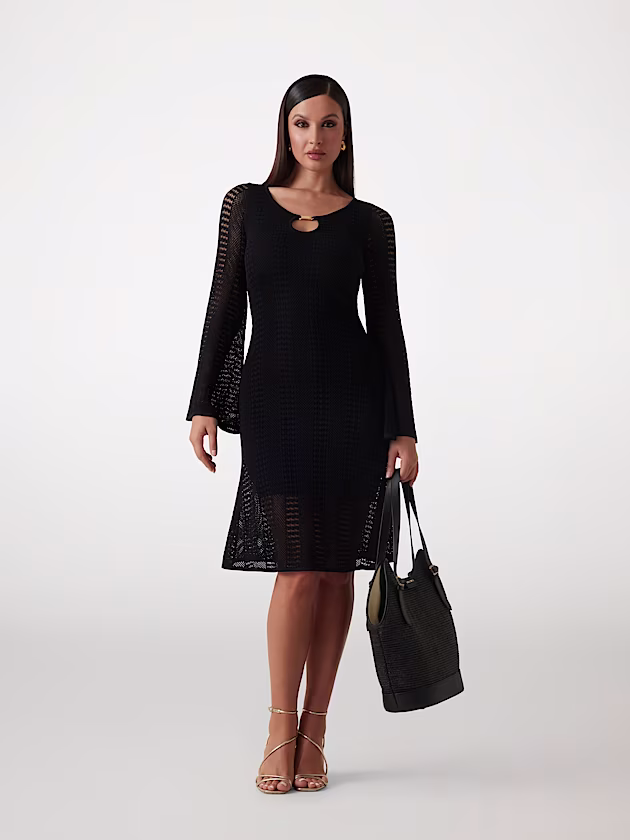 Marciano fit-and-flare mini dress - GUESS