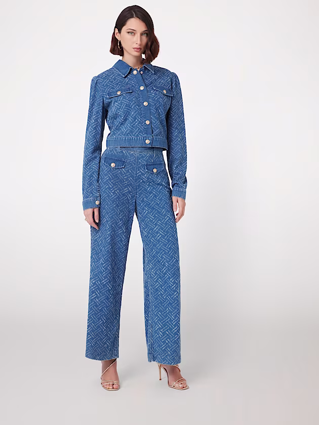 Cropped denim jacket - GUESS