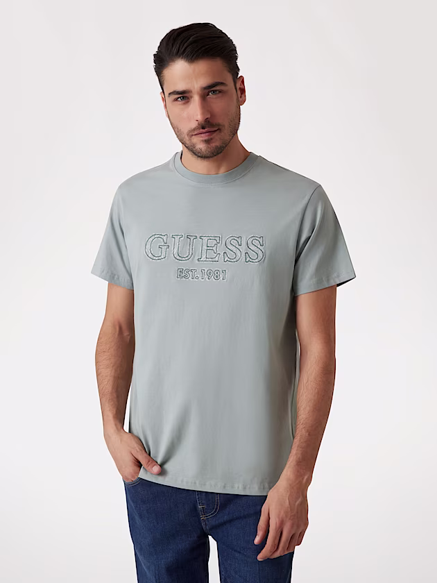 Embroidered logo t-shirt - GUESS