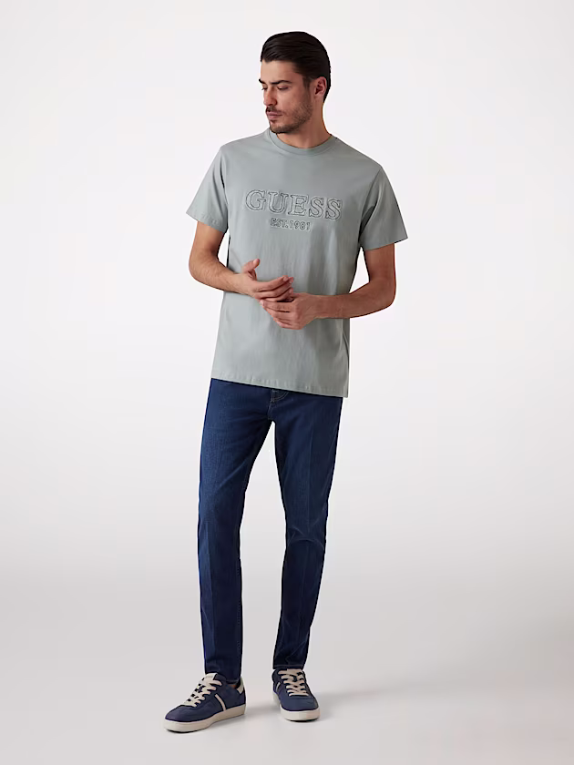 Embroidered logo t-shirt - GUESS