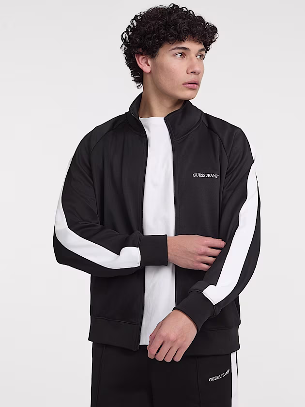 Contrasting side band sweatshirt - GUESS