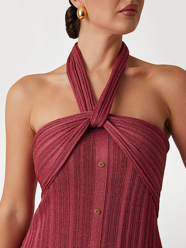 Marciano long rib-knit dress - GUESS