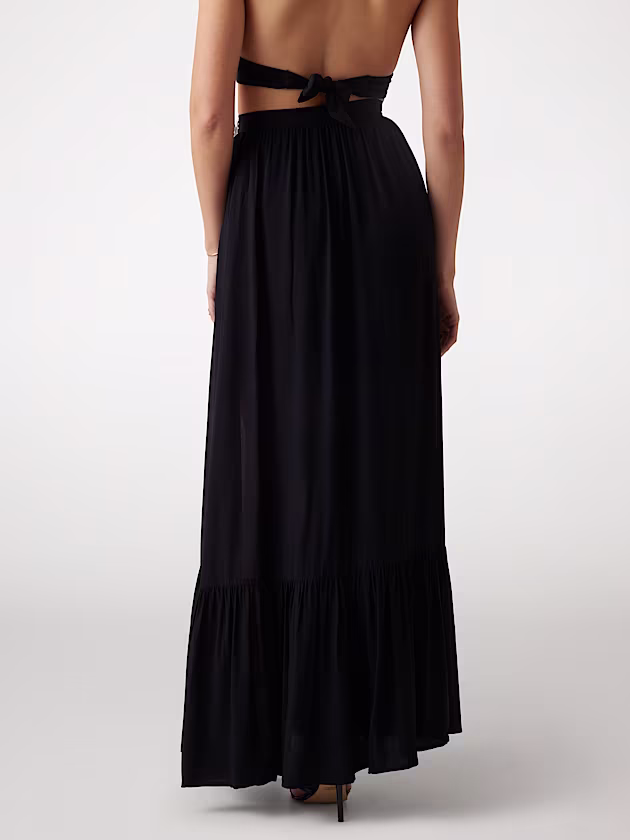 Flowing flounced skirt - GUESS