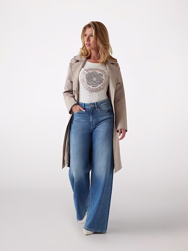 Peony logo T-shirt - GUESS