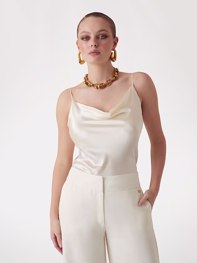 Marciano silk blend tank top - GUESS