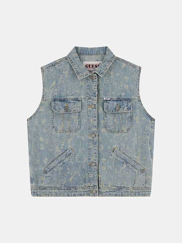 Denim trucker vest - GUESS