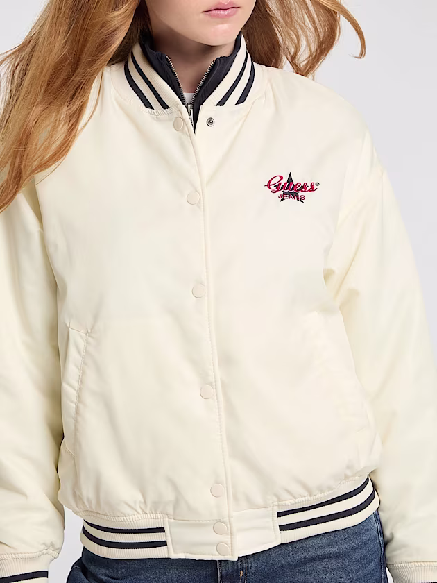 Embroidered Varsity Jacket - GUESS