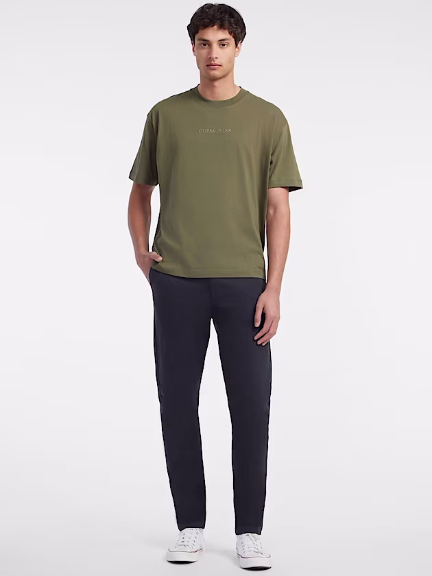 Embroidered Logo Tee - GUESS