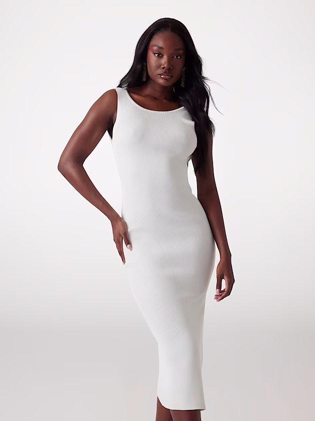 Bodycon long sweater dress - GUESS