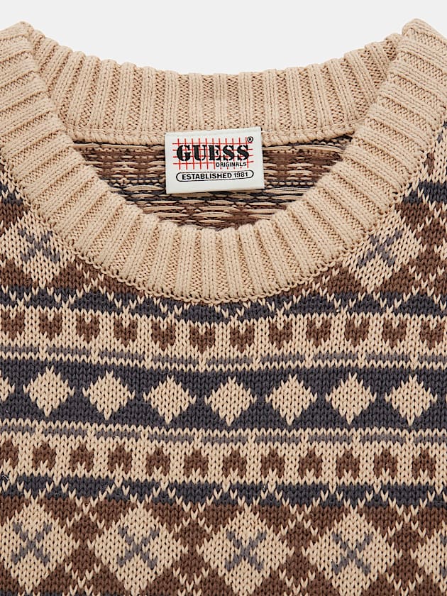 Fairisle Sweater - GUESS