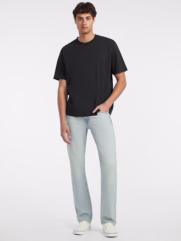 Embroidered Logo Tee - GUESS