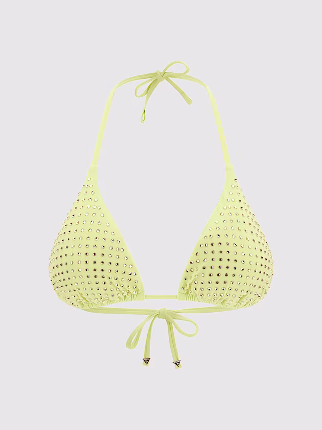 Rhinestones triangle bikini bra - GUESS