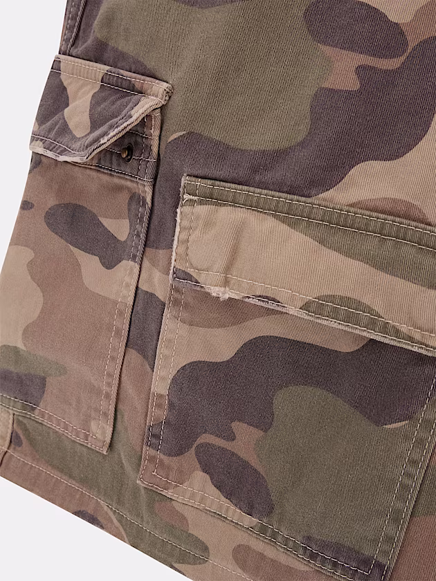Twill cargo shorts - GUESS