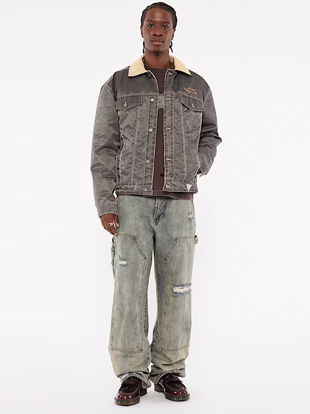 Nylon trucker jacket - GUESS