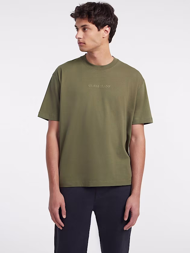 Embroidered Logo Tee - GUESS