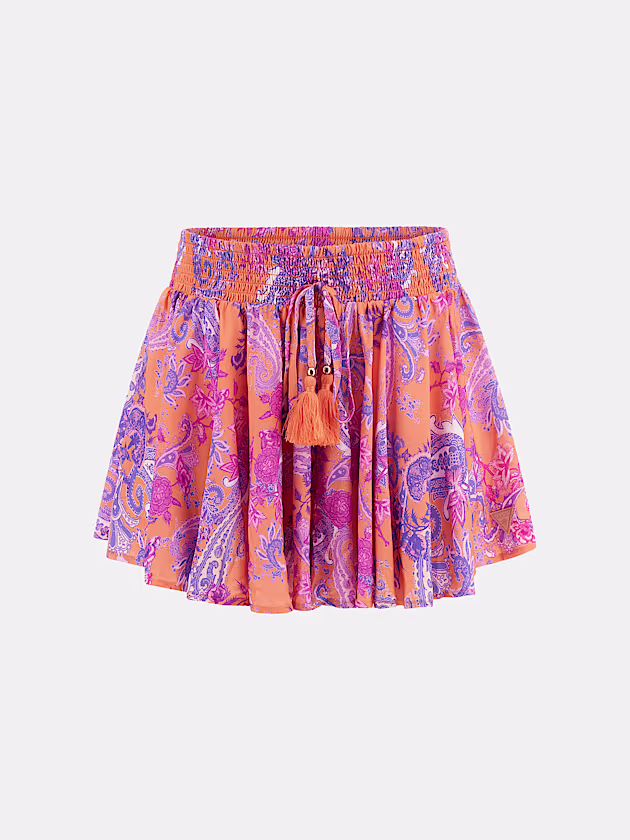 Printed wide-leg shorts - GUESS