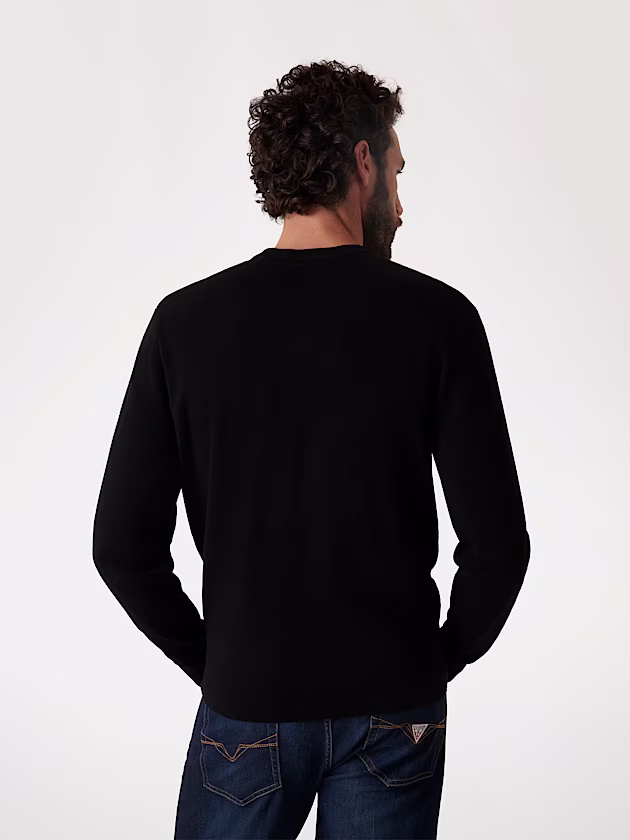 Two-toned logo sweater - GUESS