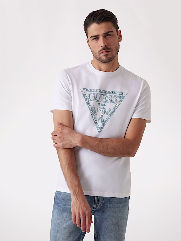 Triangle logo T-shirt - GUESS