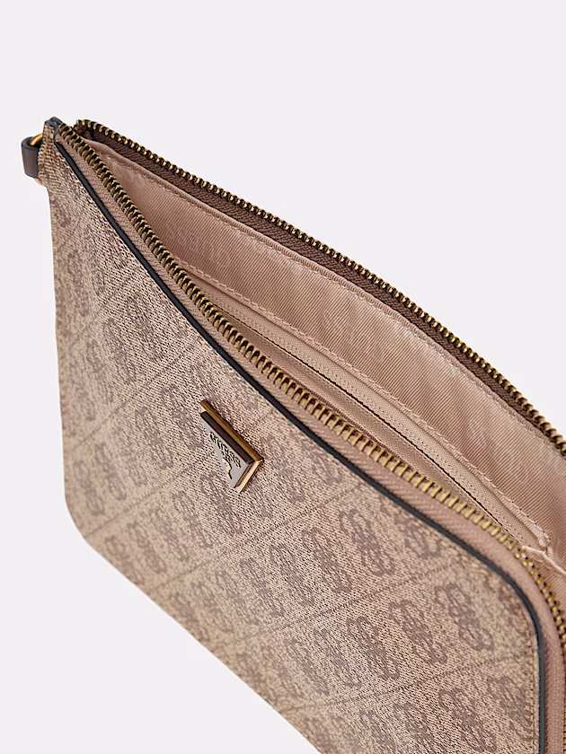 Vezzola Smart 4G Logo Clutch - GUESS