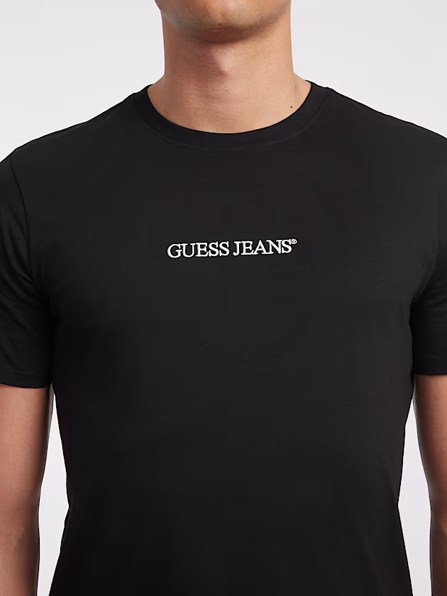 Slim Embroidered Logo Tee - GUESS
