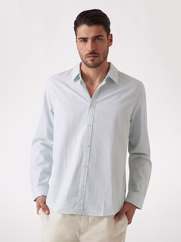 Striped Oxford shirt - GUESS