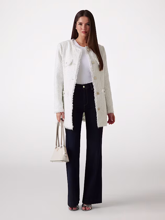 Tweed trucker jacket - GUESS