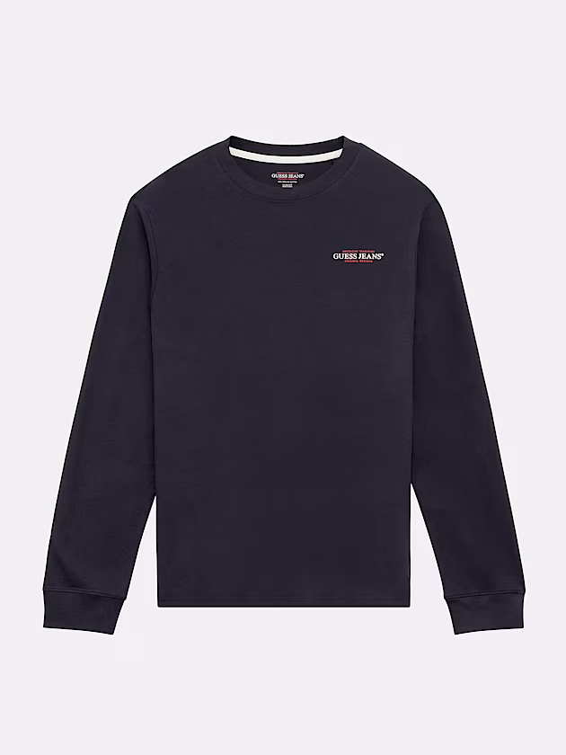 Slim American Tradition Long-Sleeve Tee - GUESS