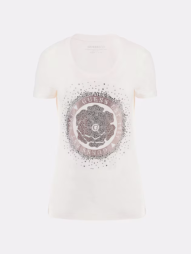 Peony logo T-shirt - GUESS