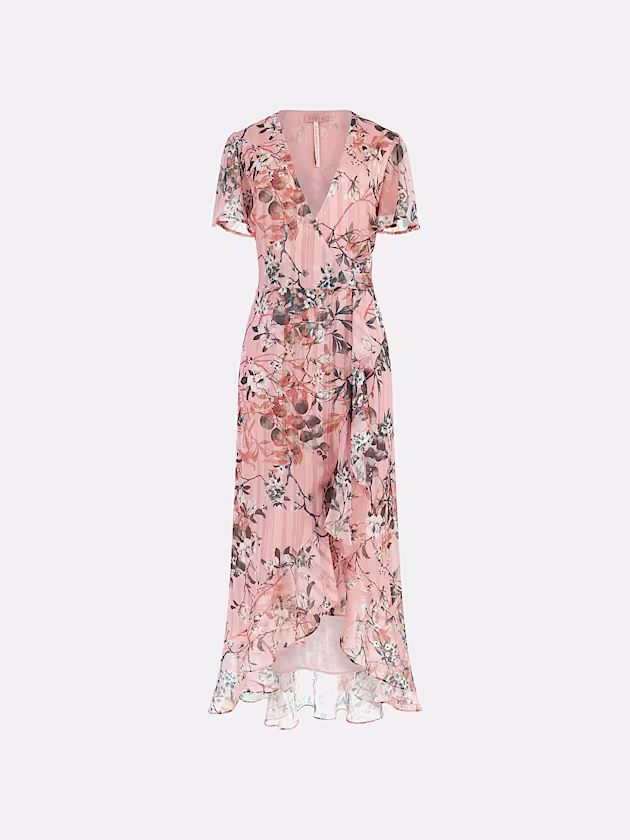 Floral print long dress - GUESS