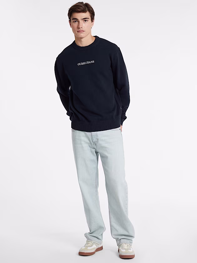 Embroidered Logo Sweater - GUESS