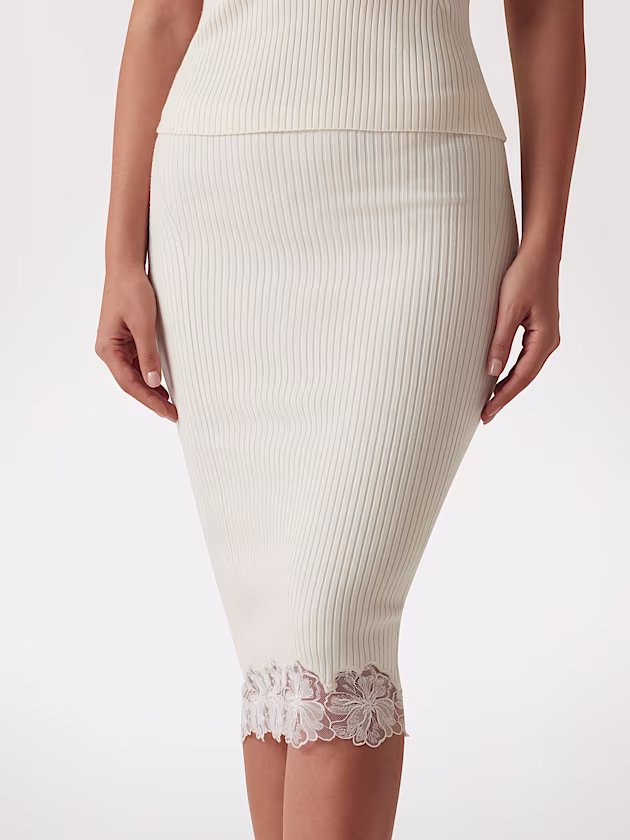 Floral lace knit skirt Marciano - GUESS