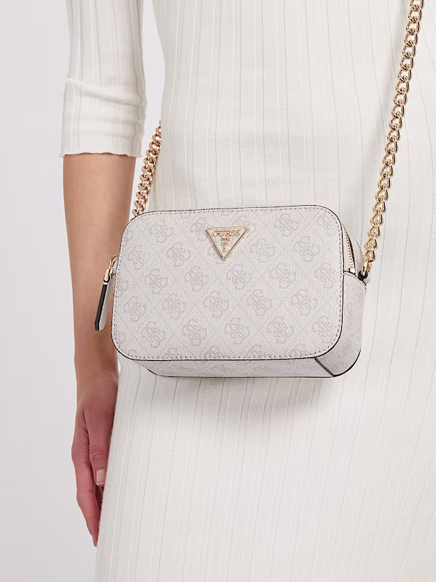 Noelle 4G logo mini crossbody bag - GUESS