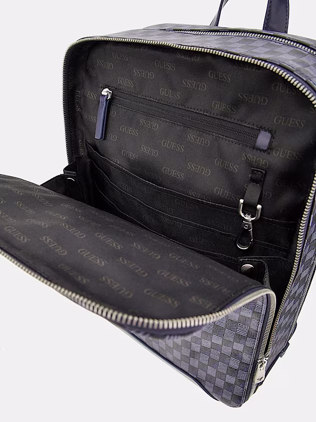 Torino backpack with all-over print - GUESS