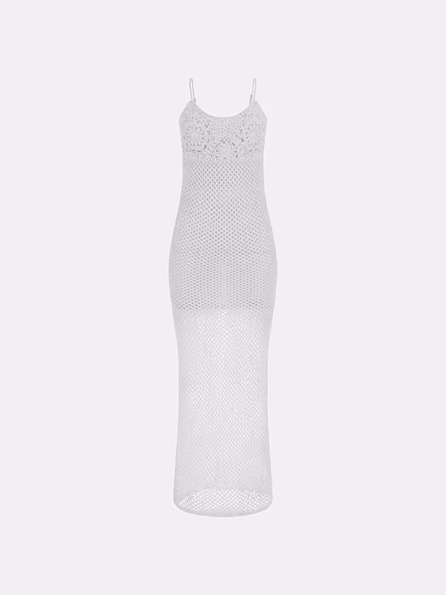 Long crochet dress - GUESS