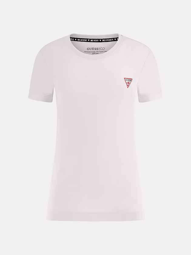 Small triangle logo stretch t-shirt - GUESS